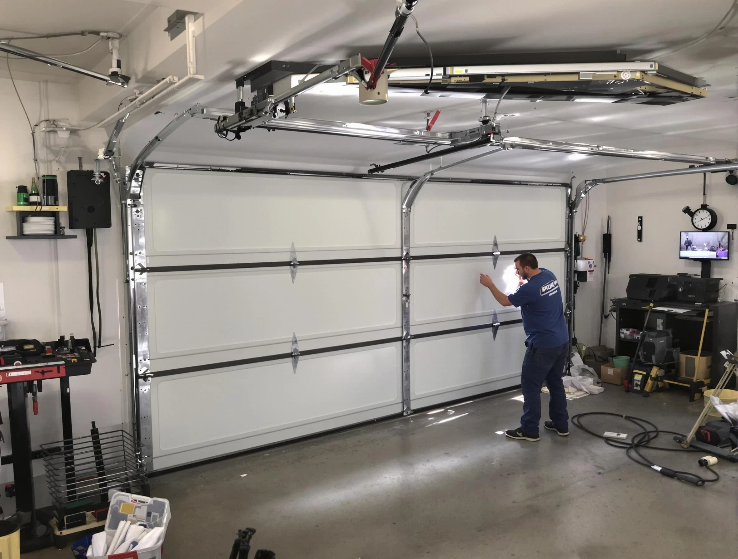 Professional garage door repair service by North Valley Garage Door Repair in North Valley