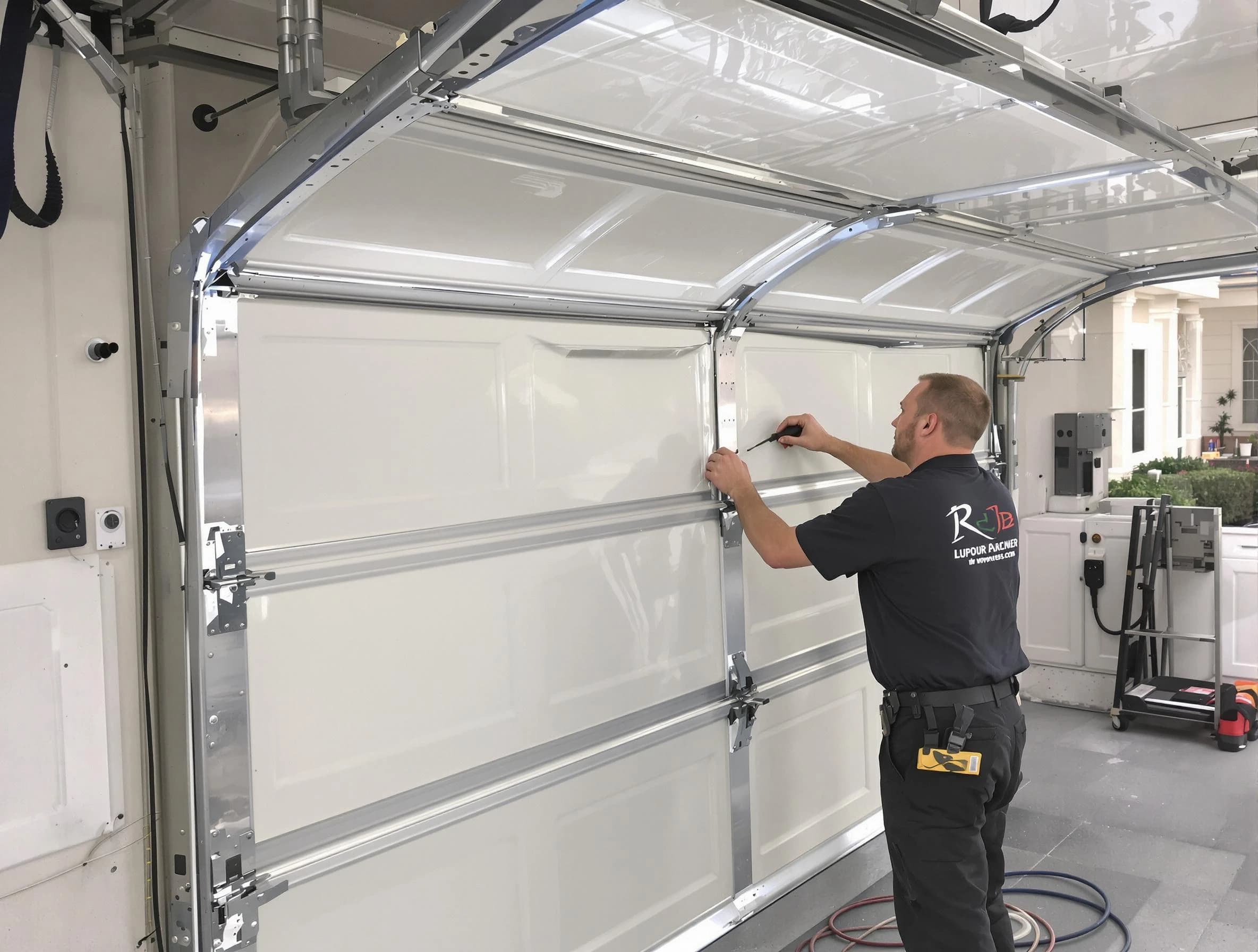 North Valley Garage Door Repair professional performing panel repair in North Valley