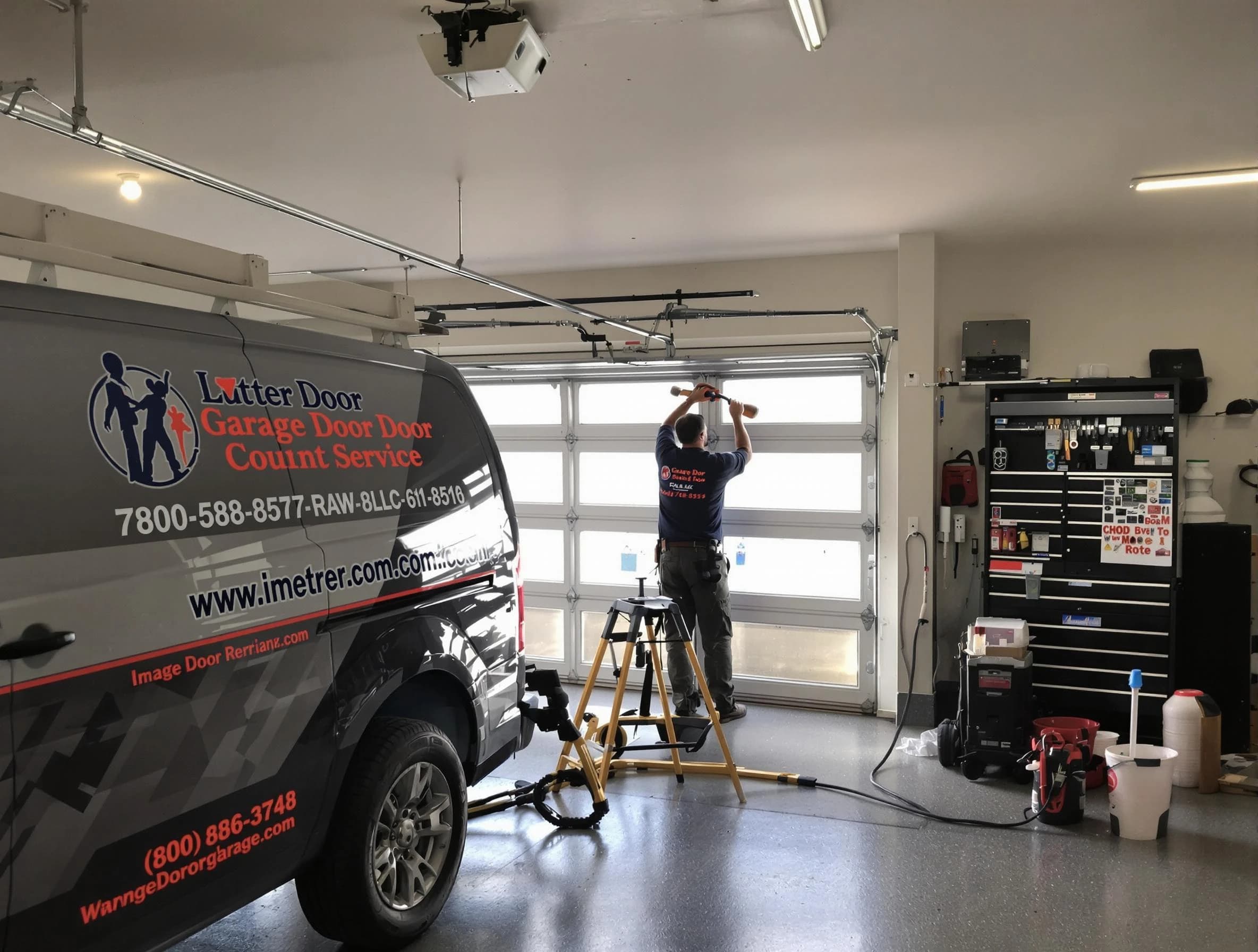 North Valley Garage Door Repair rapid response team performing same-day repair in North Valley