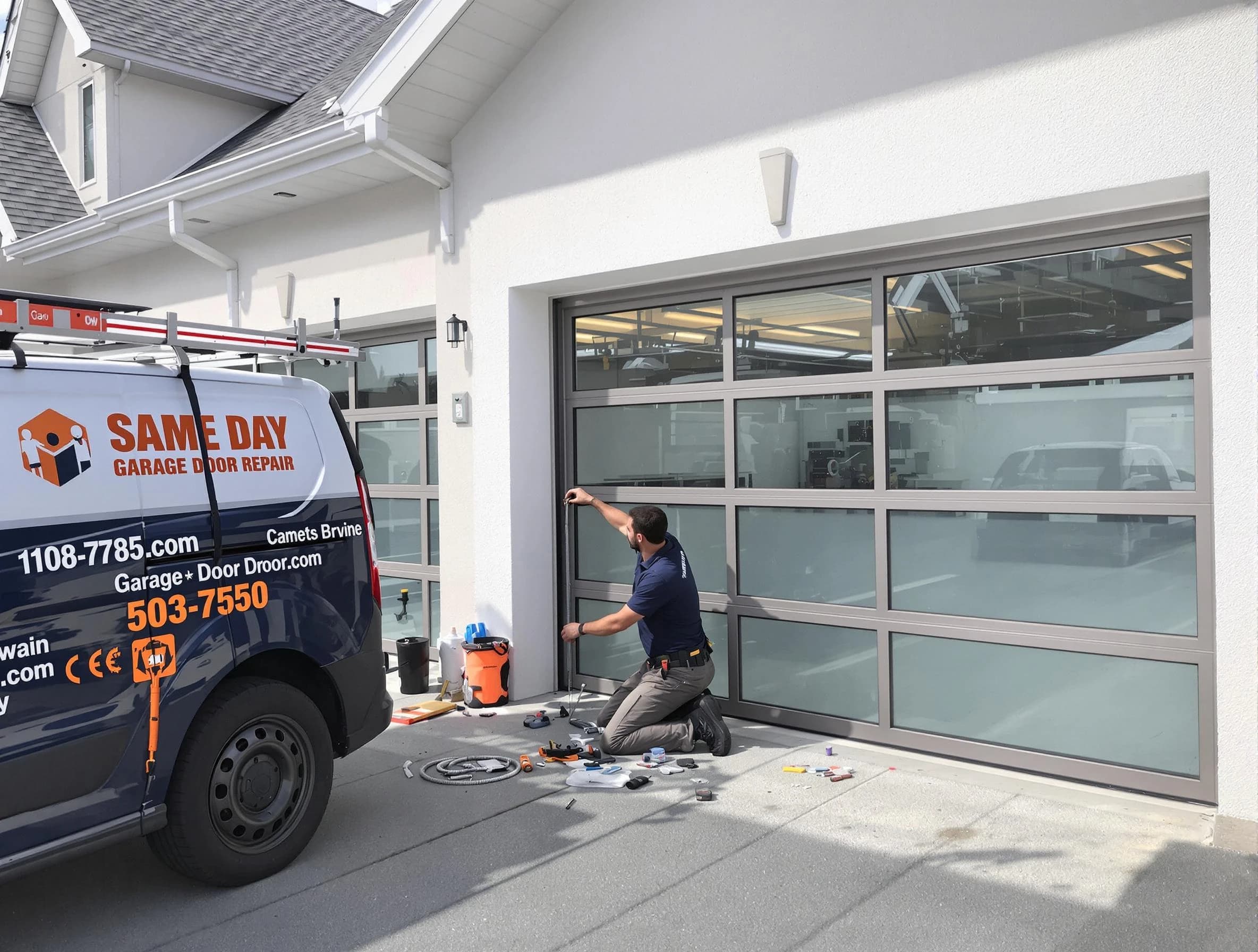 Same-day garage door repair service by North Valley Garage Door Repair in North Valley