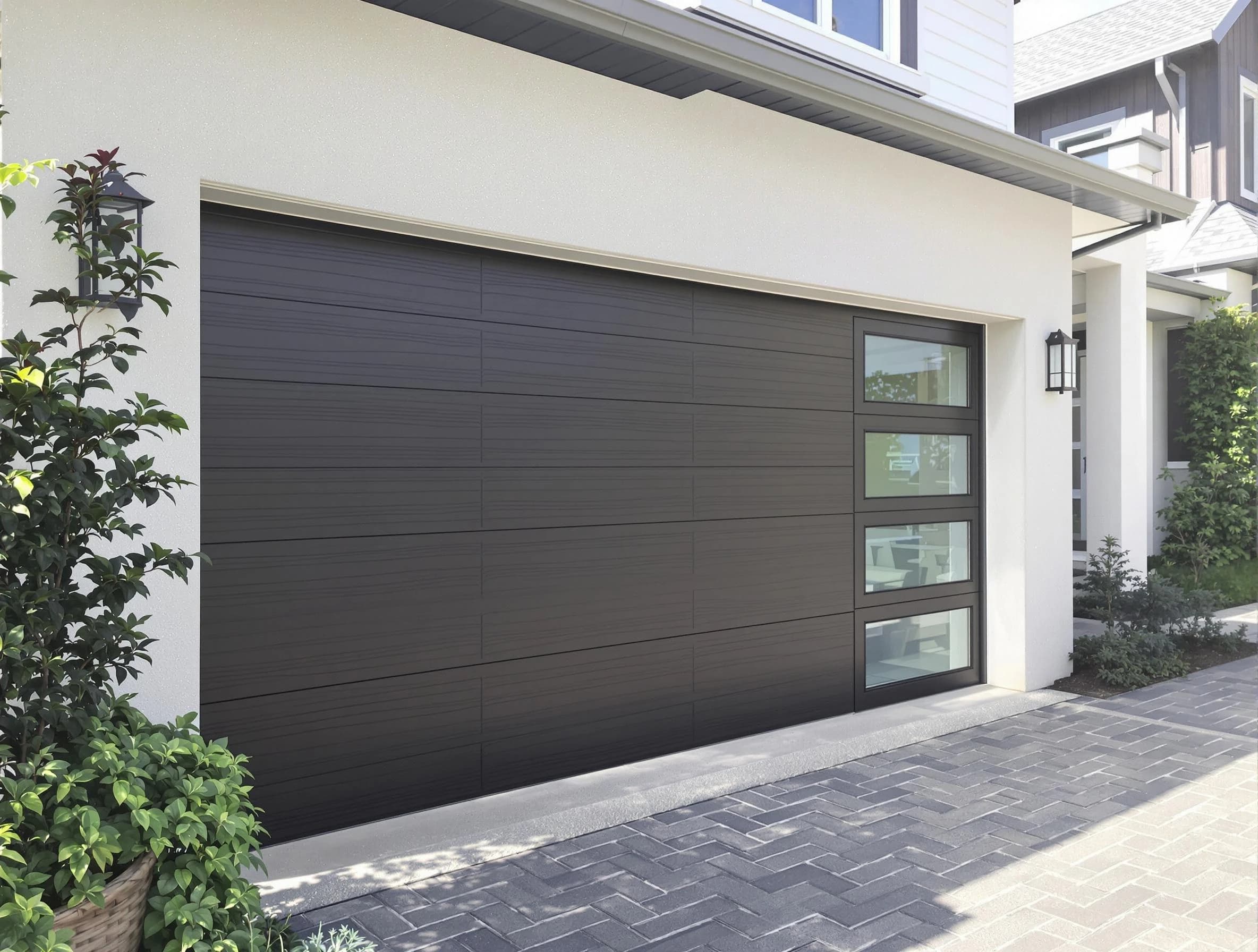 Custom garage door installation by North Valley Garage Door Repair in North Valley