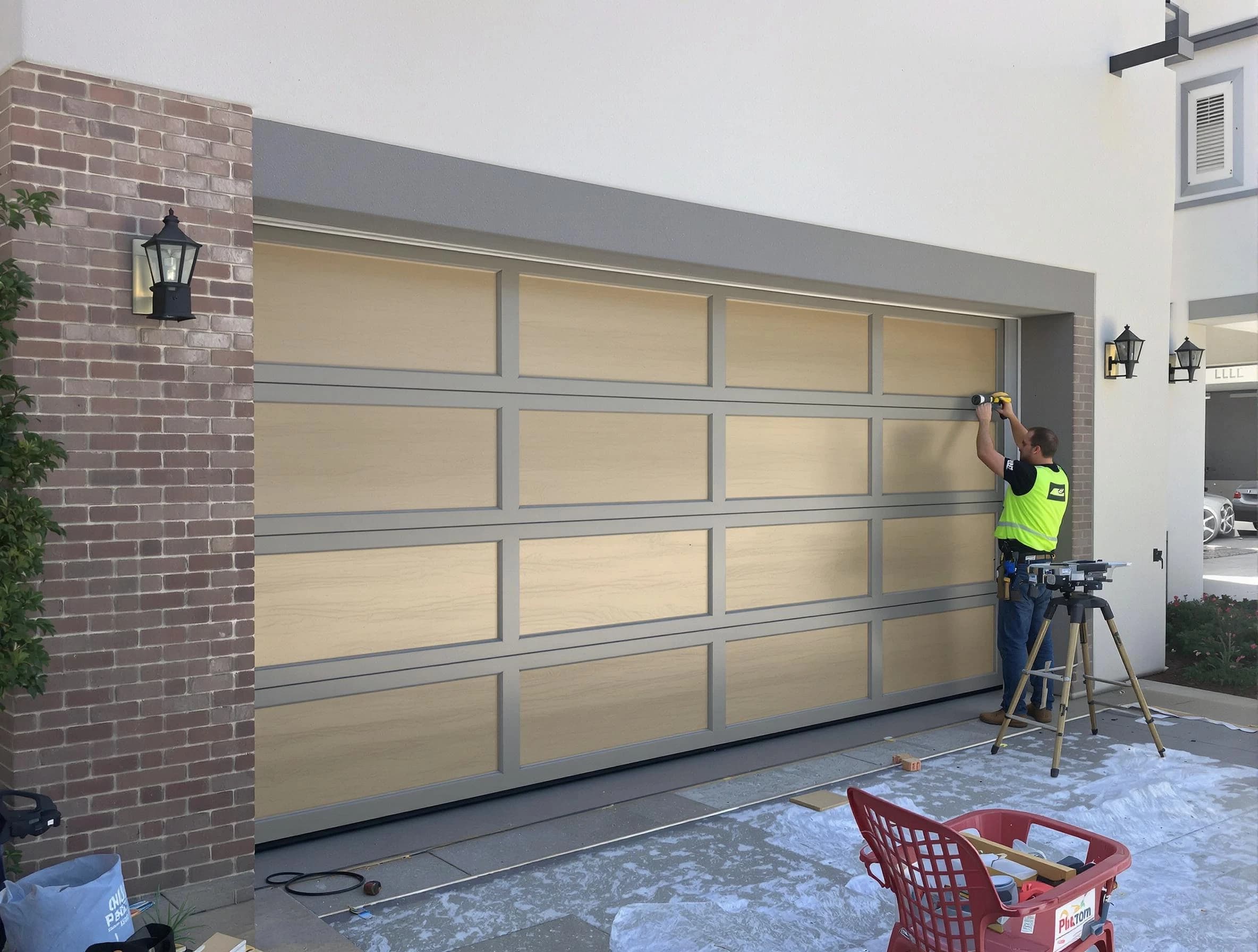 Garage door replacement service by North Valley Garage Door Repair in North Valley