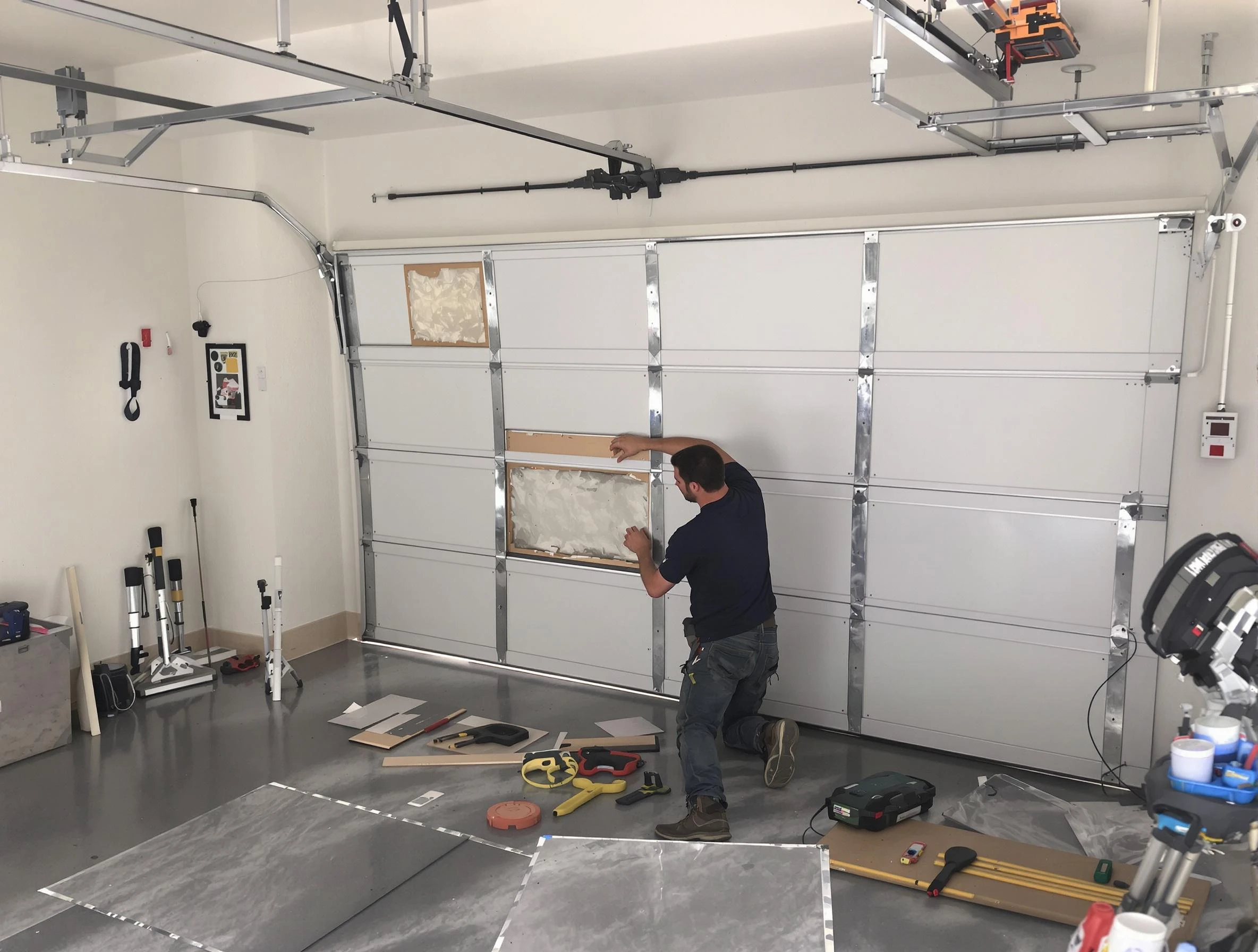 Garage Door Panel Repair in North Valley