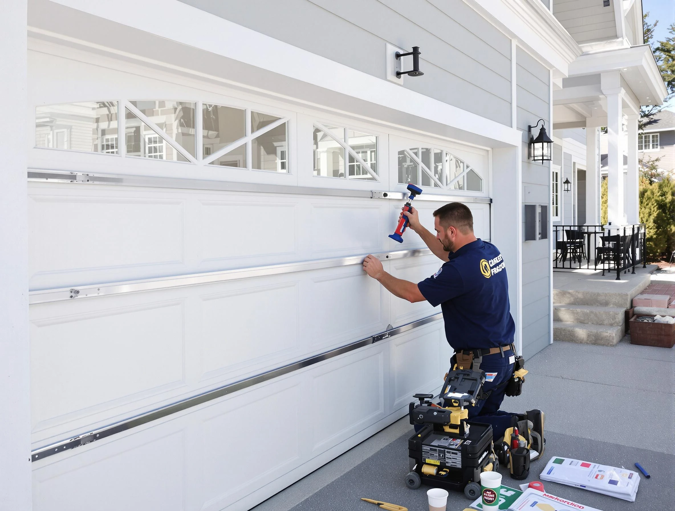 Professional garage door installation by North Valley Garage Door Repair in North Valley