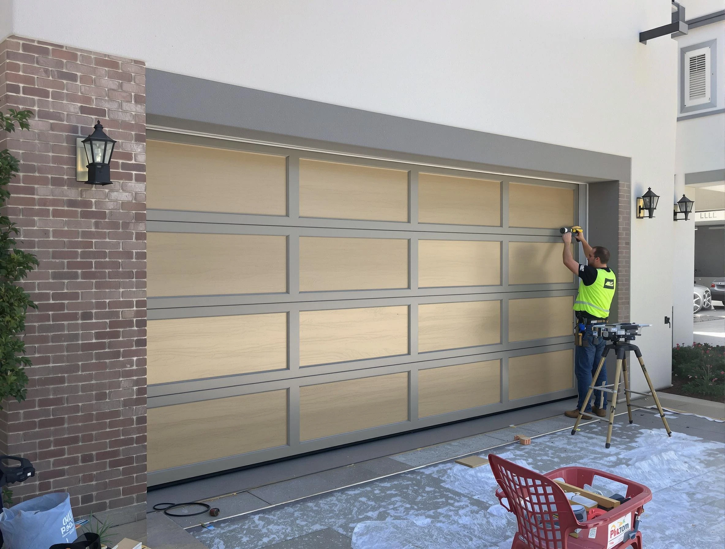 Garage door replacement service by North Valley Garage Door Repair in North Valley