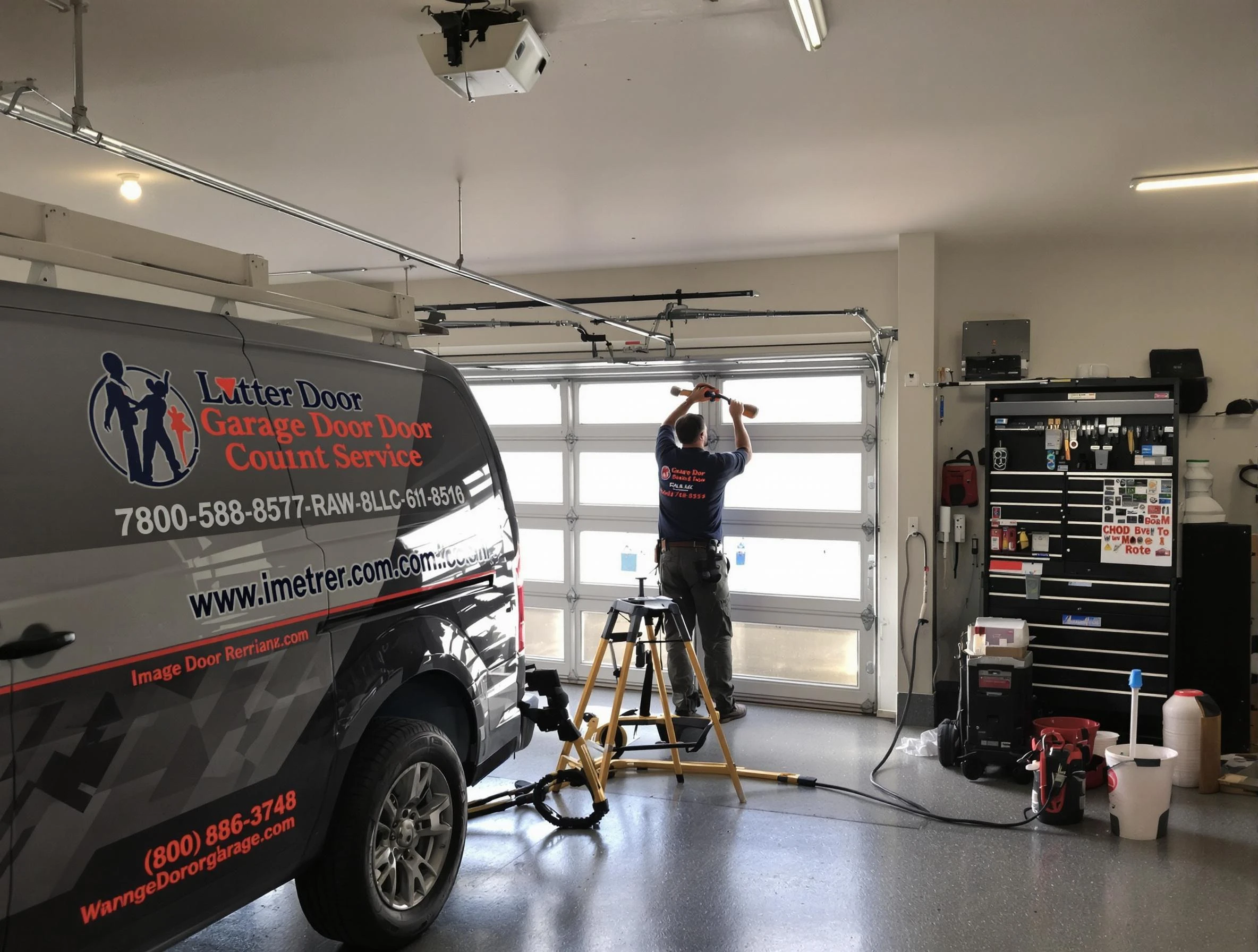 North Valley Garage Door Repair rapid response team performing same-day repair in North Valley