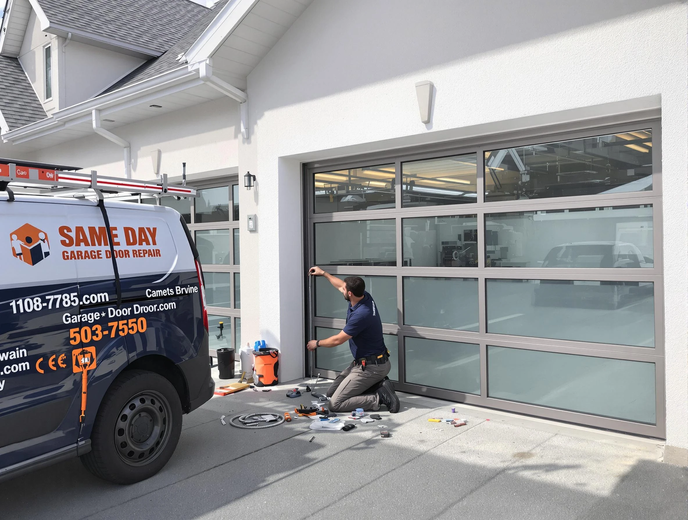 Same-day garage door repair service by North Valley Garage Door Repair in North Valley